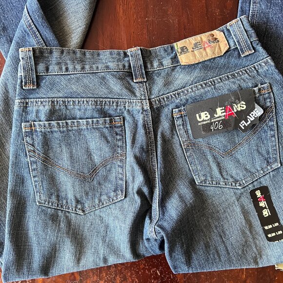 BNWT Urban Behaviour Teen 406 Jeans 28x33 Flare 10.5 width - Picture 2 of 7